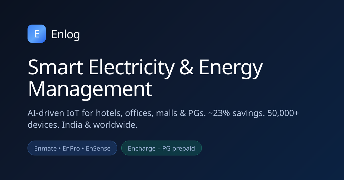 Learn: Electricity, Prepaid Meters & Energy Saving | Enlog